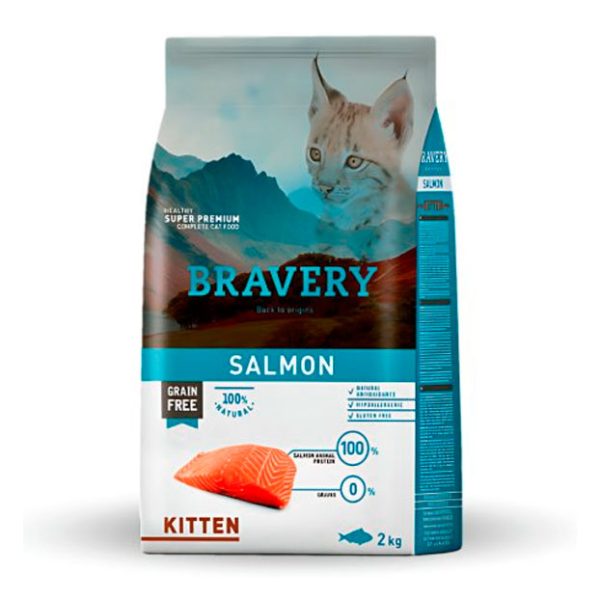 Bravery Kitten Alimento Gatitos 2 KG - Salmón