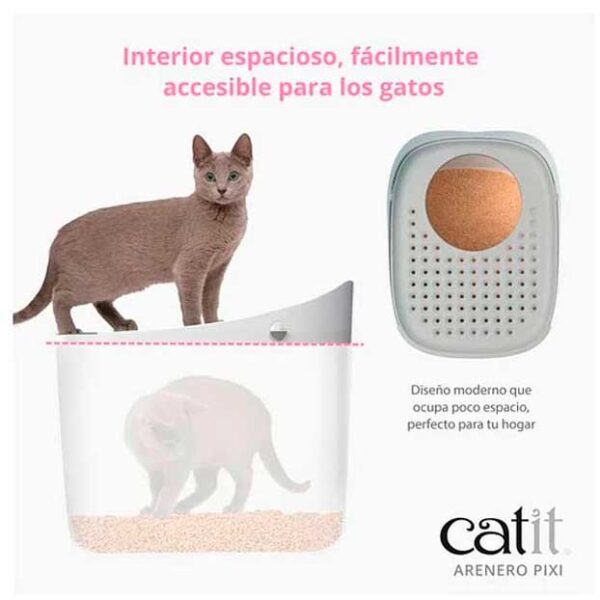Catit Pixi Baño Sanitario Arenero Gato