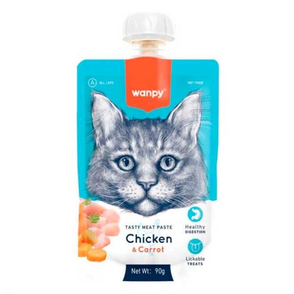 Wanpy Tasty Meat Paste Pollo Gatos 90 gr