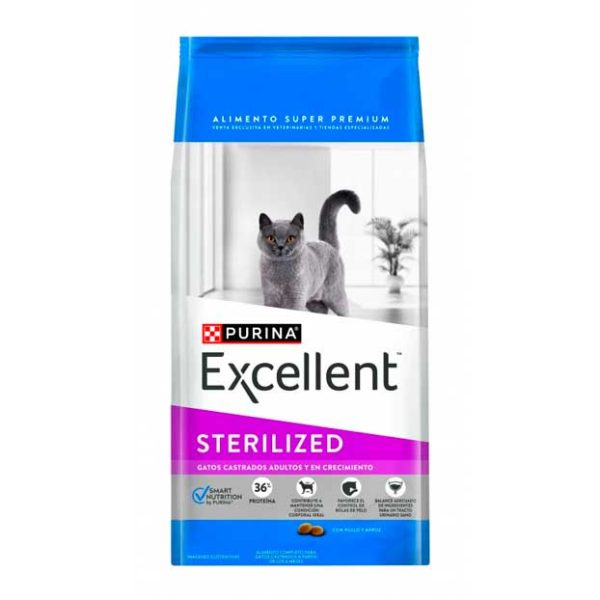 Excellent Sterilized Alimento Gato Castrados