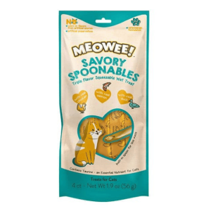 Meowee Spoon Pollo, Salmón y Pato para Gatos 4 tubos