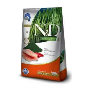 N&D Espirulina Pescado Tilapia para Gatos 1.5 kg