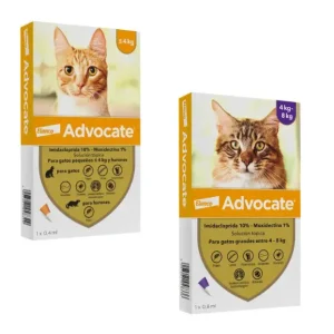 Pipetas Advocate Gato antiparasitario interno y externo