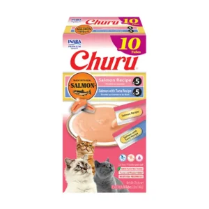 Churu Variedades Salmón y Atún/Pollo 140 g - 10 Tubos