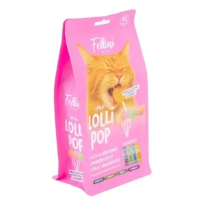 Fellini Lollipop Gato Mix Sabores 10 Unidades
