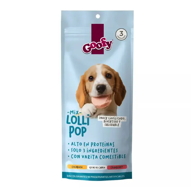 Goofy Lollipop Perro Mix 3 unidades