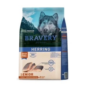 Bravery Herring Senior Alimento Perros Razas Medianas/Grandes — 12 Kg