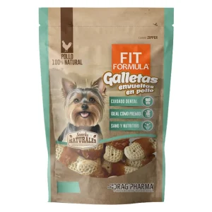 Fit Formula Snack para Perros — Galletas Envueltas en Pollo 400 g